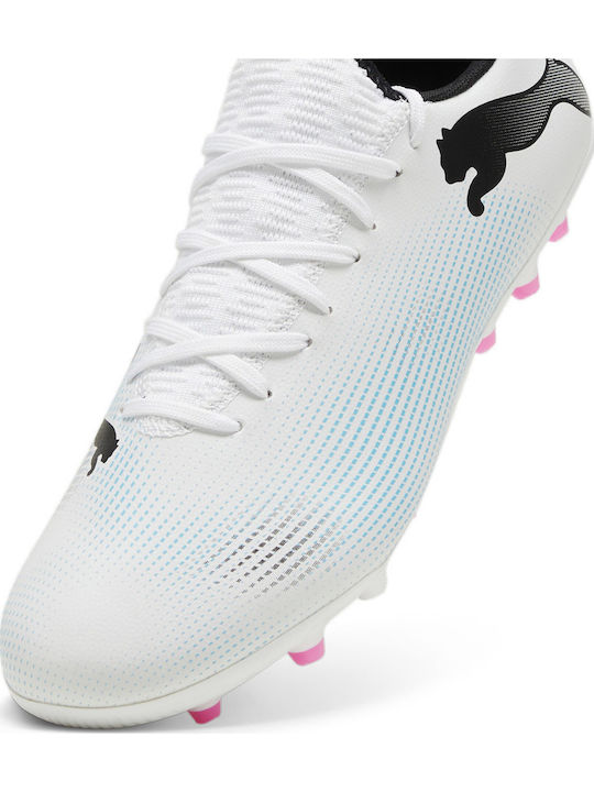 PUMA Future 7 Play Football Shoes with Cleats White