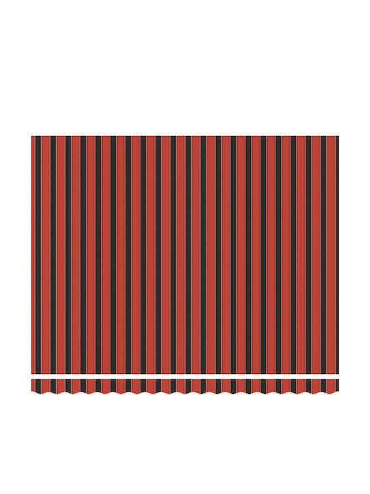 vidaXL Terrace Wall Tent Red 4x3cm