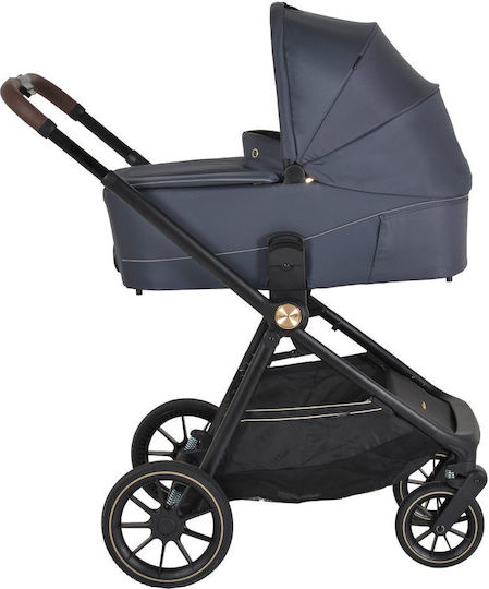 Cangaroo Celebrity Adjustable 2 in 1 Baby Stroller Suitable for Newborn Graystone 8.30kg