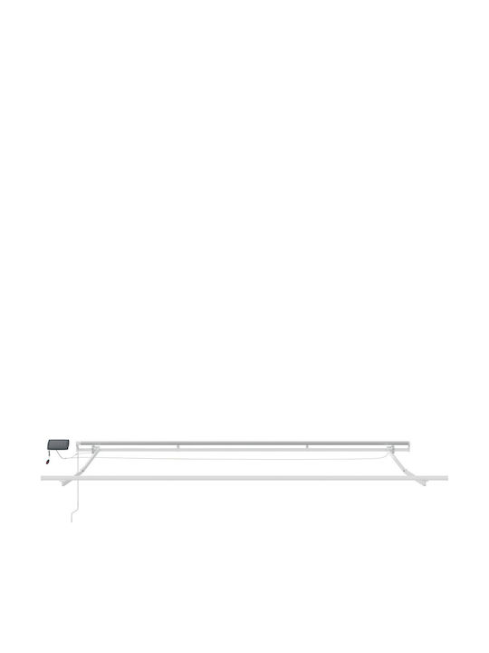 vidaXL Cort Terasă cu LED Galben x3.5m