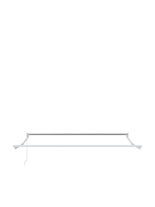 vidaXL Τέντα Βεράντας με Led Πολύχρωμη 3.5x2.5m