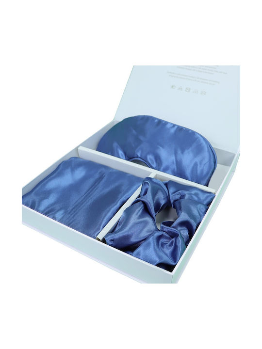 Melinen Pure Pillowcase Set with Envelope Cover Blue 50x70cm.