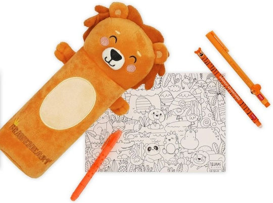 Legami Milano Pencil Case Barrel Orange