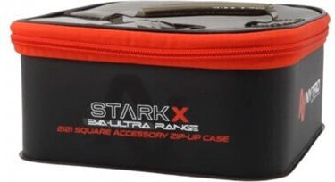 Nytro Starkx M Geantă Pentru Accesorii 21x21 Cm Material Eva Secțiune Pătrată Capac Transparent Cu Fermoar