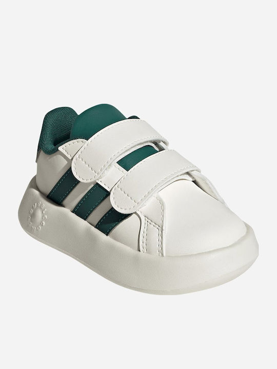 Grand Court 2.0 Παιδικά Sneakers με Σκρατς Λευκά
