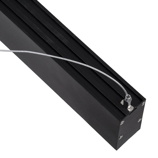 GloboStar Felix Commercial Linear LED Ceiling Light 54W Warm White IP20 Dimmable L120xY7cm