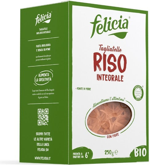 Felicia Талятели от Кафяв Ориз Органични Без Глутен 250гр