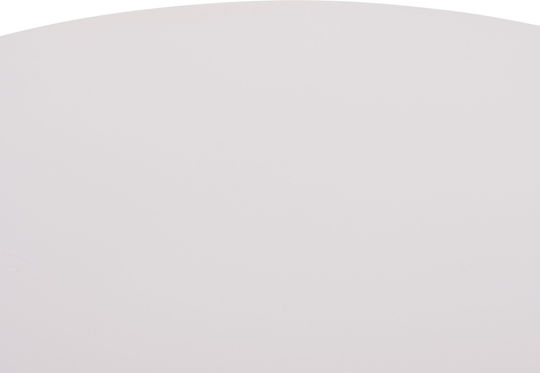 Brolin Rund Tisch Speisesaal Holz White 90x90x73cm