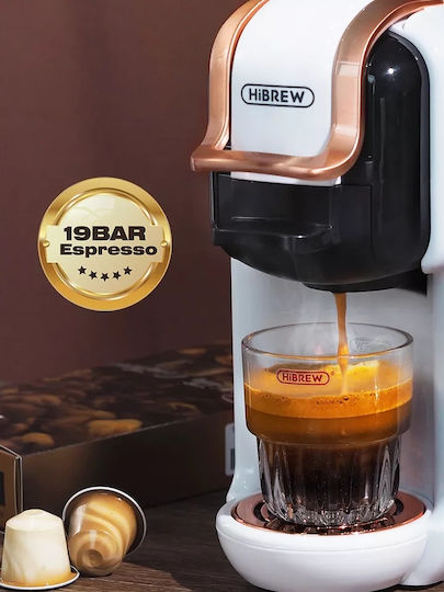 Hibrew H2B Pod Coffee Machine E.S.E. Pod Pressure 19bar White