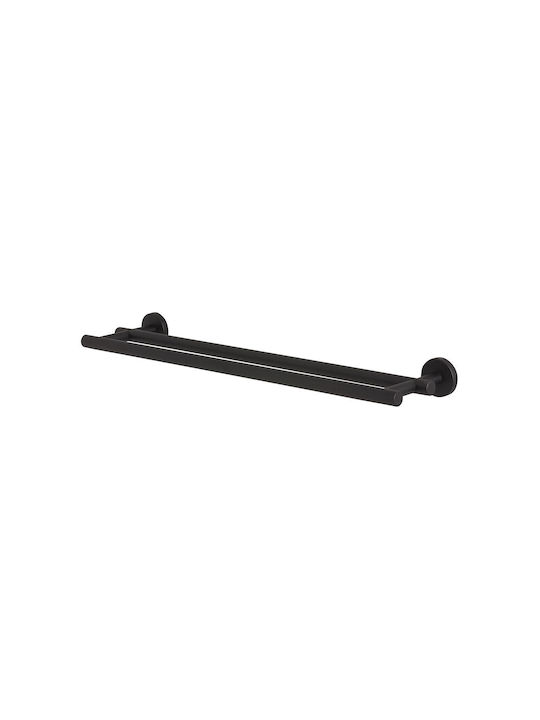 TIGER Double Wall-Mounted Bathroom Rail ​13x58.1cm Black