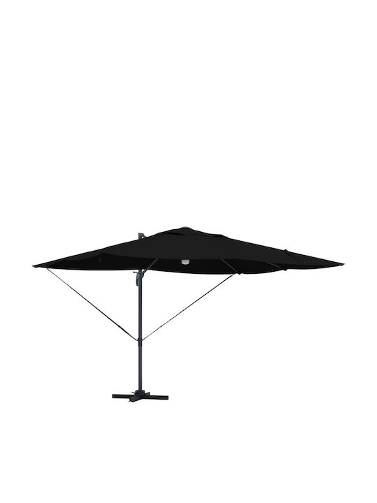 Висяща Алуминиева Черна 2.2x2.2м