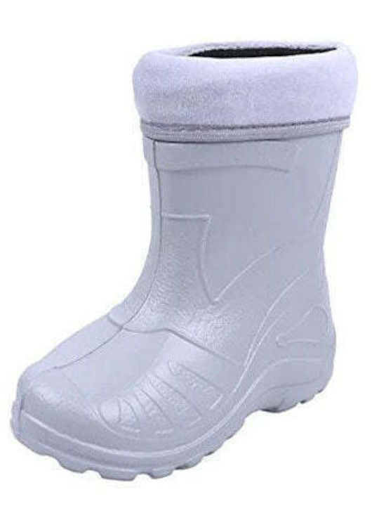 Παιδικές Γαλότσες με Εσωτερική Επένδυση Wellingtons Γκρι