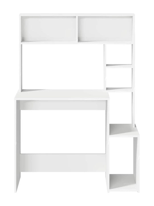 Computer Büro Holz White 100x45x140cm