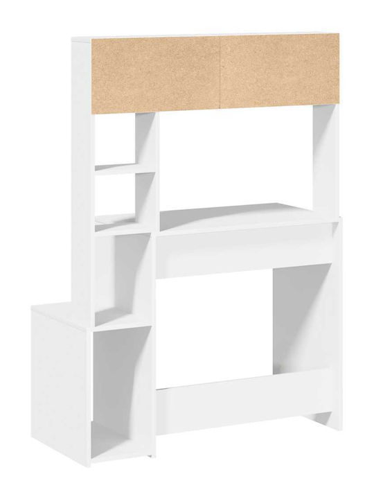 Computer Büro Holz White 100x45x140cm