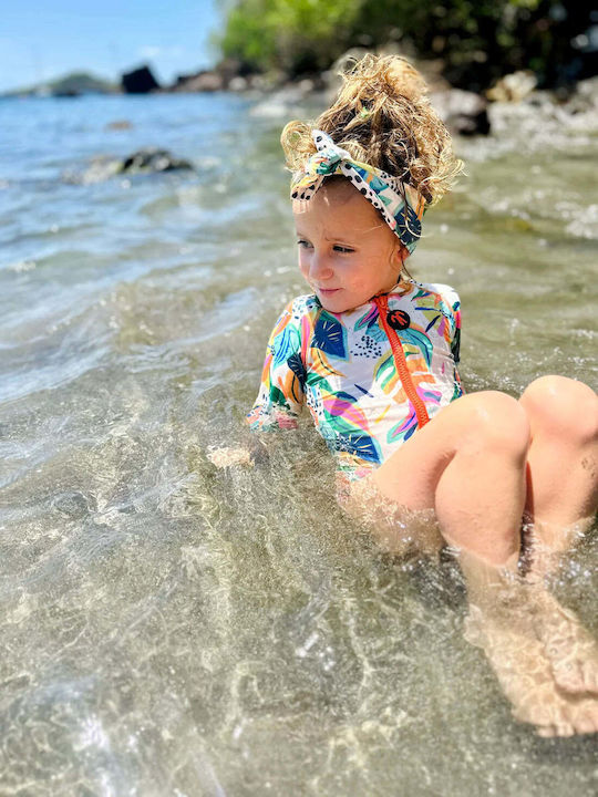 Ducksday Costum de baie pentru copii Costum întreg cu mânecă lungă Multicolor