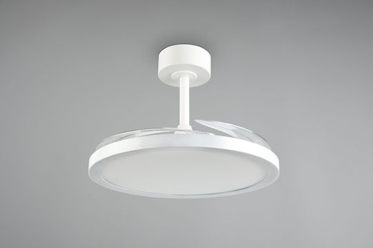 Trio Lighting Kasfjord 106cm Ceiling Fan with Light Fixture White
