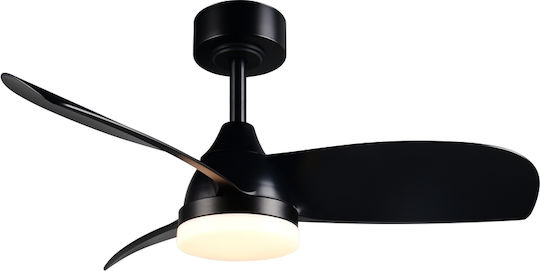 Trio Lighting Helsinki 90cm Mit Leuchte Schwarz