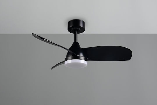 Trio Lighting Helsinki 90cm Mit Leuchte Schwarz