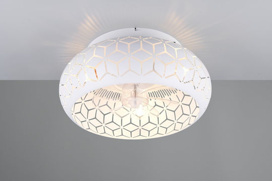Trio Lighting Bidar Πλαφονιέρα 50cm με Φως Λευκή