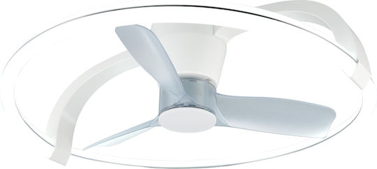 Trio Lighting Stockholm Plafonieră 73cm Cu Lentile De Mărire Albă