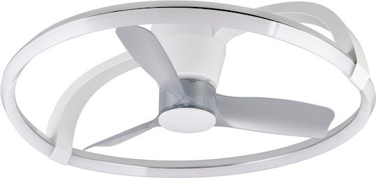 Trio Lighting Stockholm Plafonieră 73cm Cu Lentile De Mărire Albă