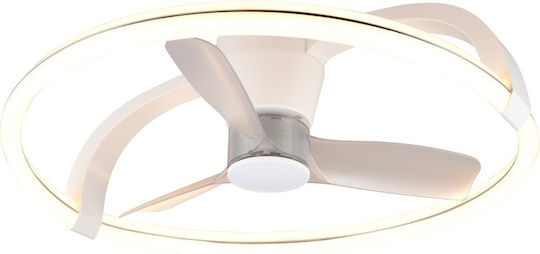 Trio Lighting Stockholm Plafonieră 73cm Cu Lentile De Mărire Albă