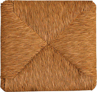 Karekla by Fragkoulakis Sitzmöbel für Esszimmer-/Küchenstuhl Korbweide 37x37x2,5cm Braun