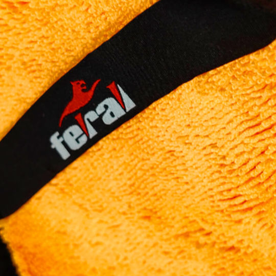 Πετσέτα Microfiber Feral Detailing Pro Heavyweight 50x90cm 1200gsm Πορτοκαλί 1 Τεμάχιο Universal Fεrαl