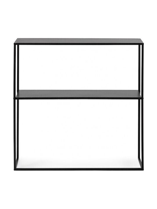 Alrik Metal Console Table Black L78xW27xH78cm