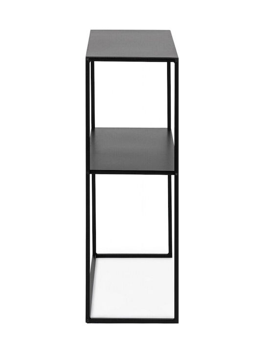 Alrik Metal Console Table Black L78xW27xH78cm