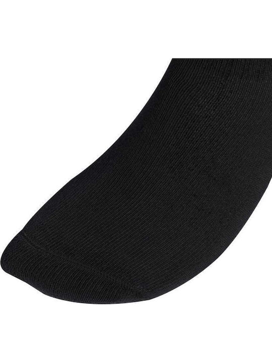 adidas Детски къси чорапи CREW White/Grey/Black 3 Чифта