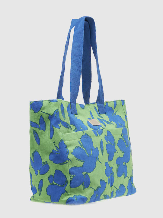 Verde Geantă De Plajă Din Material Textil Verde