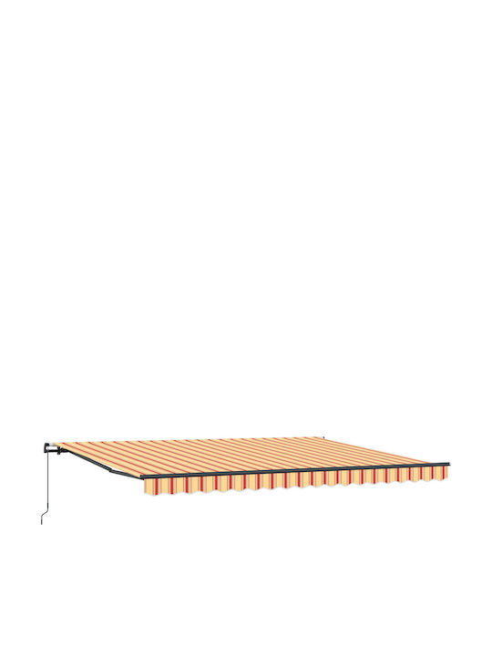 vidaXL Cort Terasă Galben x3.5m