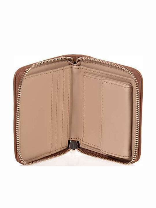 Klein Damen Geldbörse Klassisch Beige