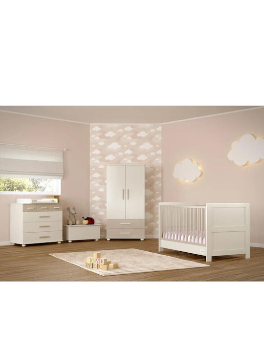 Asterias Bebe Leagăn Chios Alb