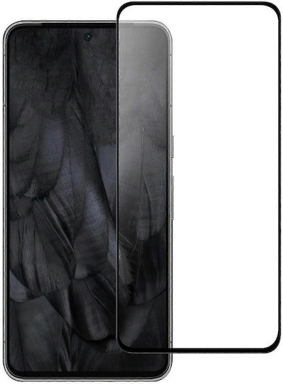 Techwave 5D 0.3mm Full Glue Full Face Tempered Glass Μαύρο (Google Pixel 8 Pro)