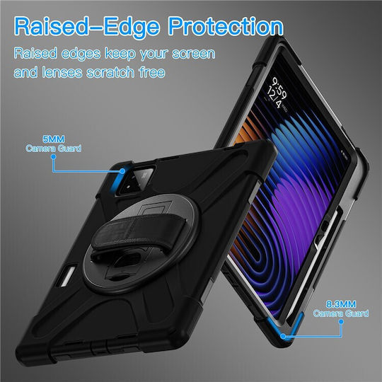 Solid 360 Flip Cover Μαύρη (Xiaomi Pad 7, Xiaomi Pad 7 Pro)