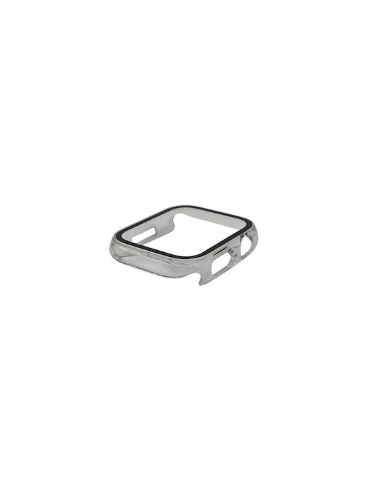 Naxius Μεταλλική Θήκη σε Διάφανο χρώμα για Apple Watch S7, S8, S9 45mm Naxius Μεταλλική Θήκη σε Διάφανο χρώμα για Apple Watch S7, S8, S9 45mm