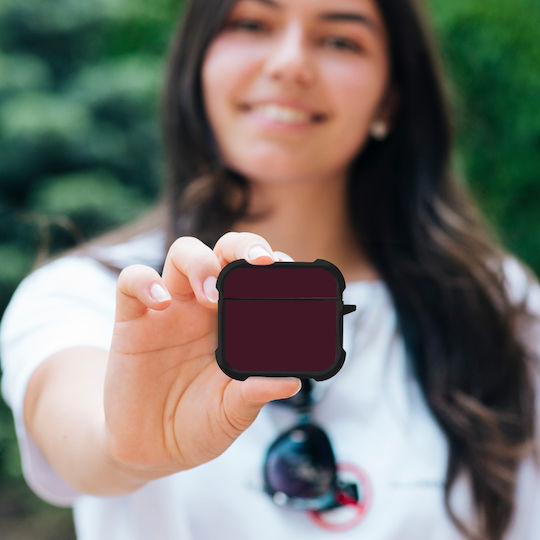 Sonique Colorbloc Series Калъф в Бордо цвят за Apple AirPods 4