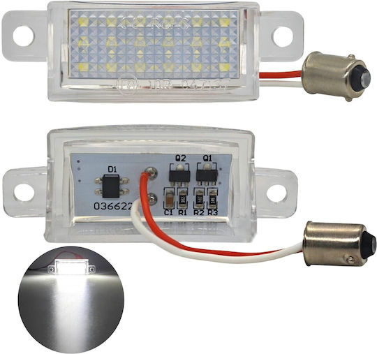 Volvo Licence Plate Lamps Led 2x350lm Set 2pcs