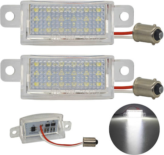 Volvo Licence Plate Lamps Led 2x350lm Set 2pcs