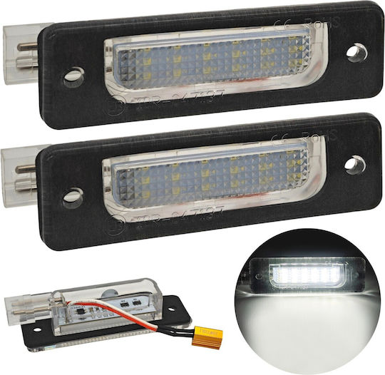 Bmw E32 E34 Licence Plate Lamps Led 2x650lm 2 Pcs