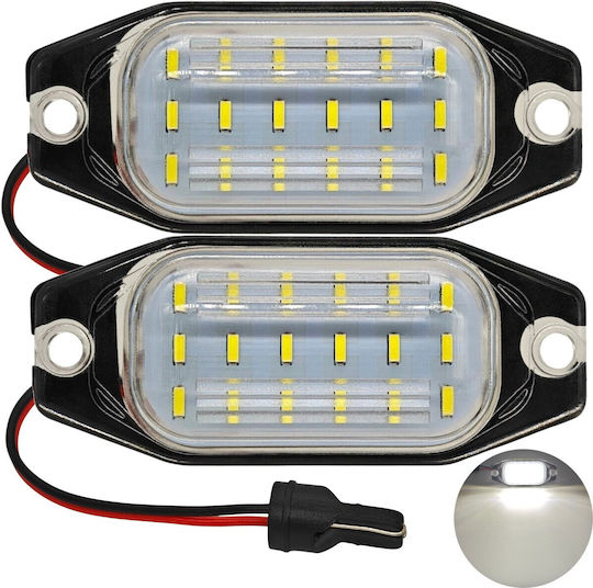 Toyota Lexus Licence Plate Lamps Led 500lm 2pcs