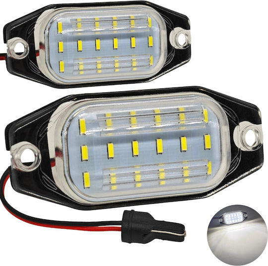 Toyota Lexus Licence Plate Lamps Led 500lm 2pcs