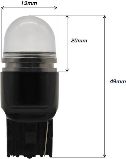 W21w Led Bulb 7440 12v Canbus 900lm Orange