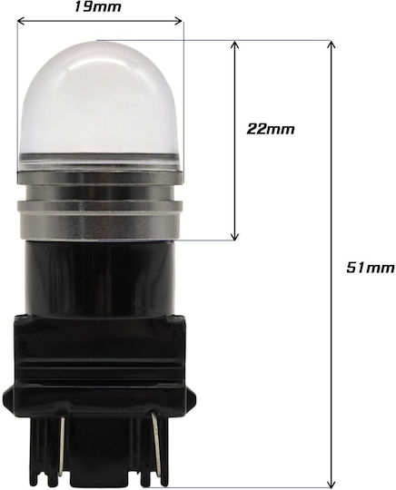 P27/7w Led Bulb 3157 12v 900lm Canbus White