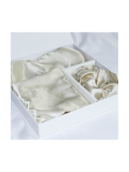 Melinen Pure Pillowcase Set with Envelope Cover Champagne 50x70cm.