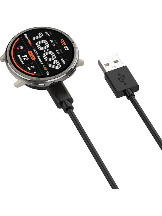 Kabel Ladegerät Usb Type C Xiaomi Ladegerät für Amazfit Bip 6 Schwarzς