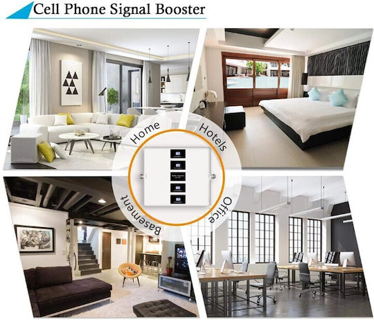 SM-626C 4G Mobile Signal Amplifier 1800MHz / 2100MHz / 2600MHz / 900MHz