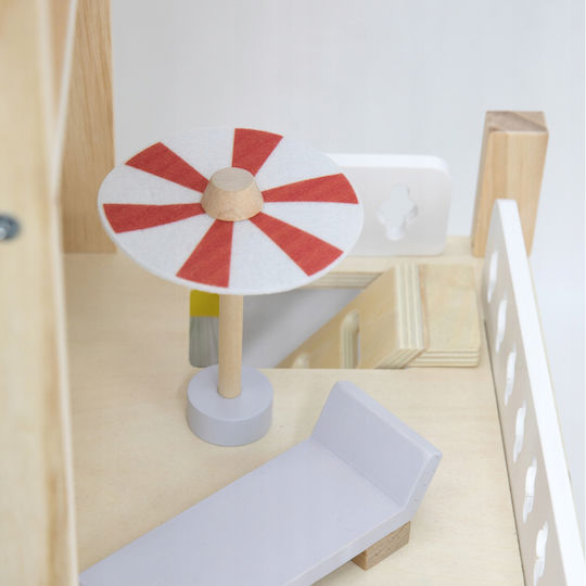 Viga Toys Ξύλινο Κουκλόσπιτο